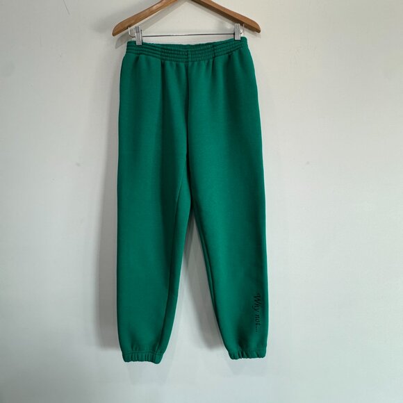 Seven Lab Tracksuit "Why not..." Green Warm  New, Size M - Picture 9 of 17